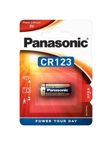 PILA CR-123A LITIO PANASONIC 3V B/1