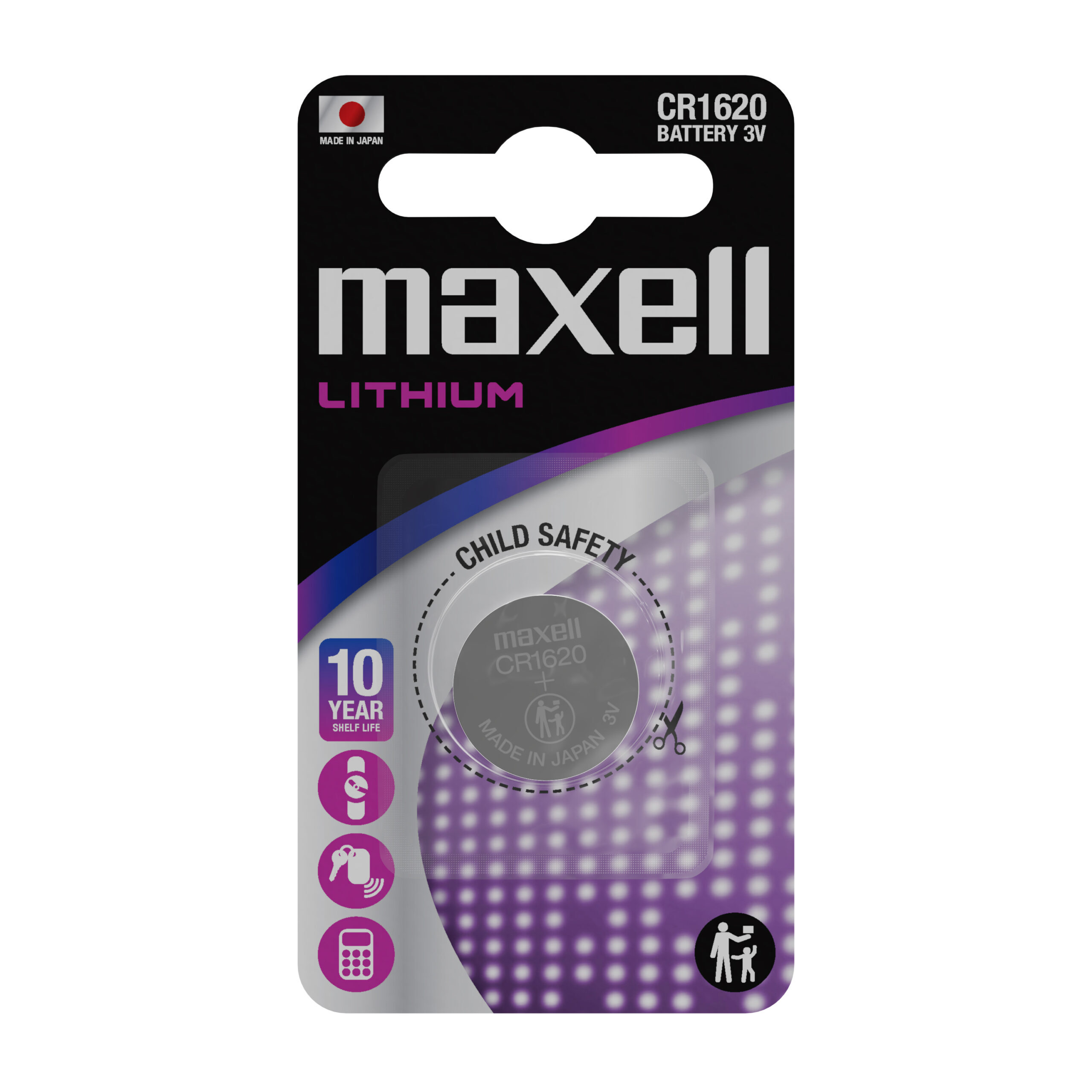 PILA CR-1620 MAXELL 3V LITIO B/1