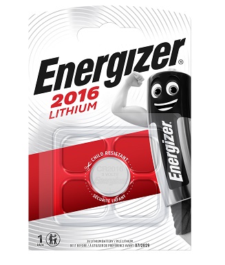 PILA CR-2016 LITIO 3V ENERGIZER B/1