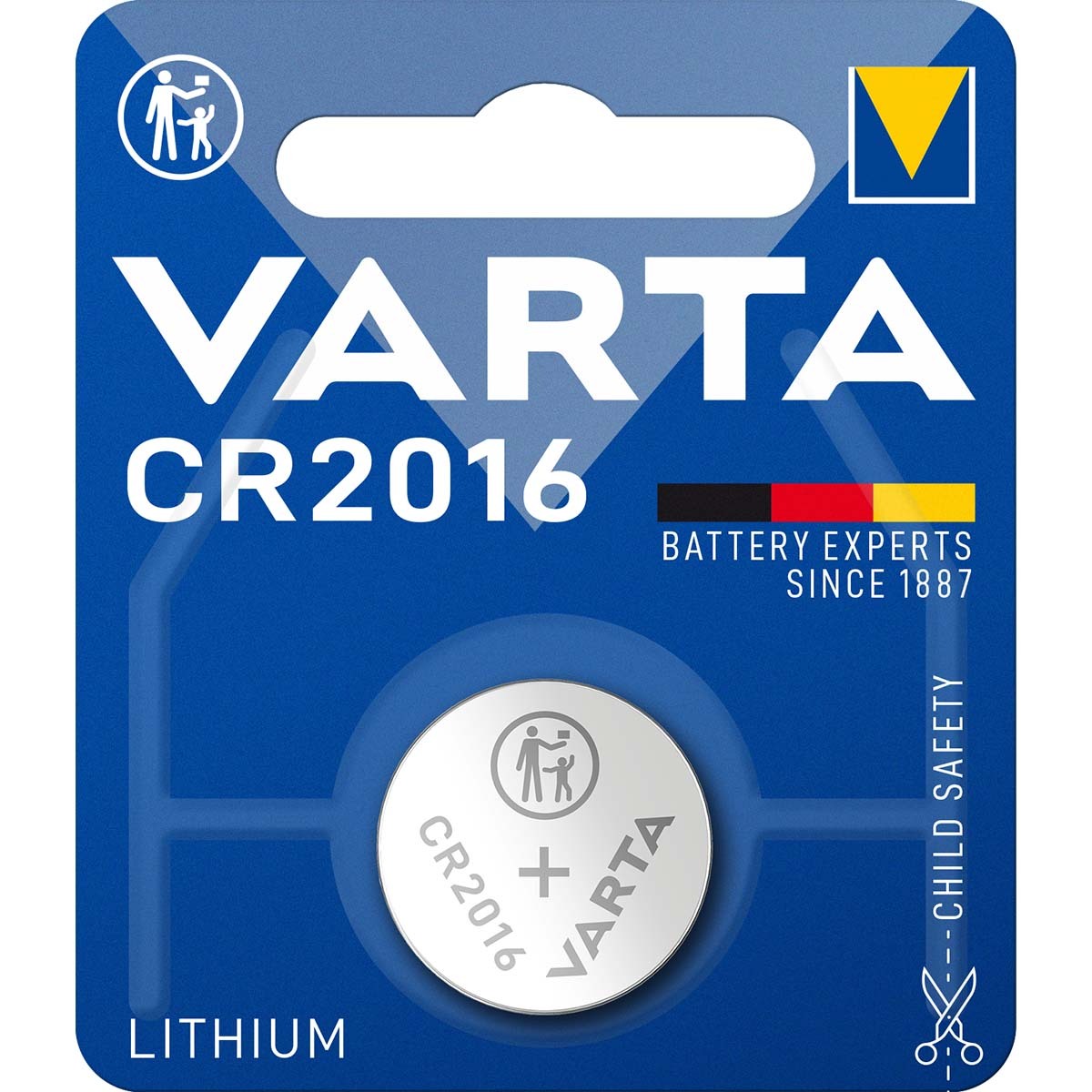 PILA BOTON LITIO CR2016 3V VARTA B/1