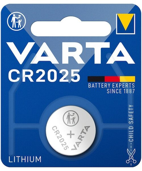 PILA BOTON LITIO CR2025 3V VARTA B/1
