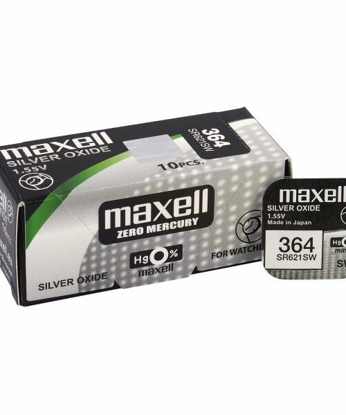 PILA 364 (SR-621SW) MAXELL 0%HG B/1