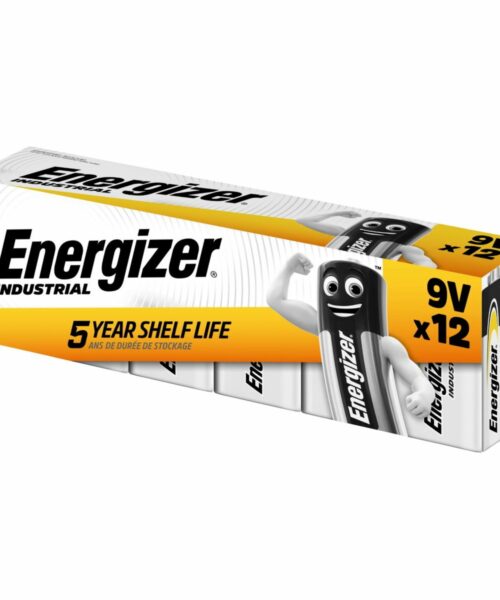 PILA 9V (6LR61) ENERGIZER INDUSTRIAL CJ-12 (72)
(PRECIO POR PILA)