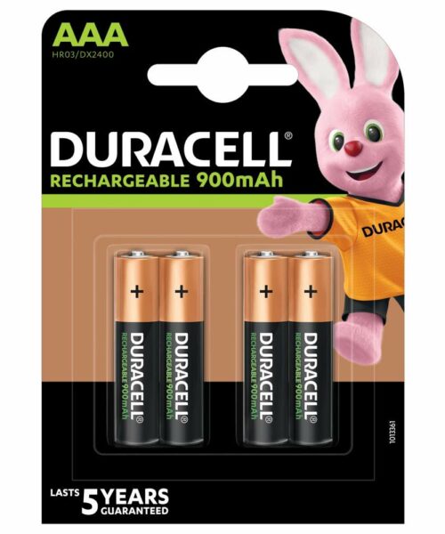 PILA HR-03 DURACELL RECARGABLE 900 MAH B/4