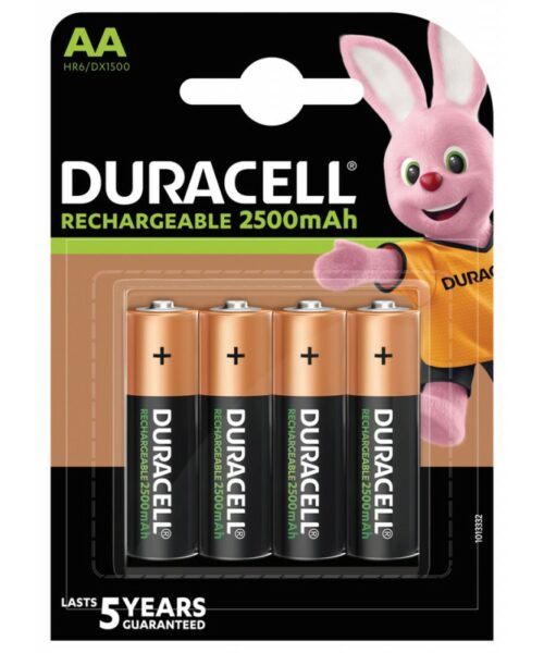 PILA HR-6 RECARGABLE 2500 MAH DURACELL B/4