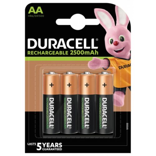 PILA HR-6 RECARGABLE 2500 MAH DURACELL B/4