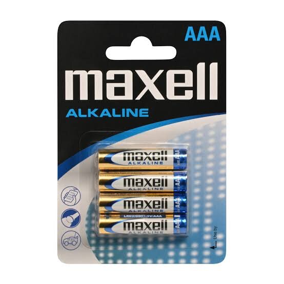 PILA LR-03 AAA MAXELL ALCALINA B/4