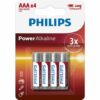 PILA LR-03 PHILIPS POWERLIFE ALCALINA B/4 (24)