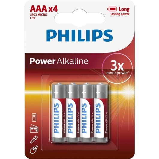 PILA LR-03 PHILIPS POWERLIFE ALCALINA B/4 (24)
