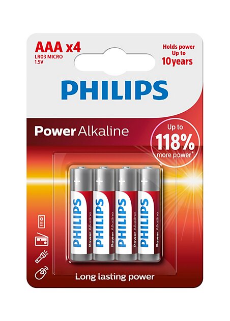 PILA LR-03 PHILIPS POWERLIFE ALCALINA B/4 (24)