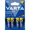 PILA LR-6 AA 1.5V LONGLIFE POWER VARTA B/4
