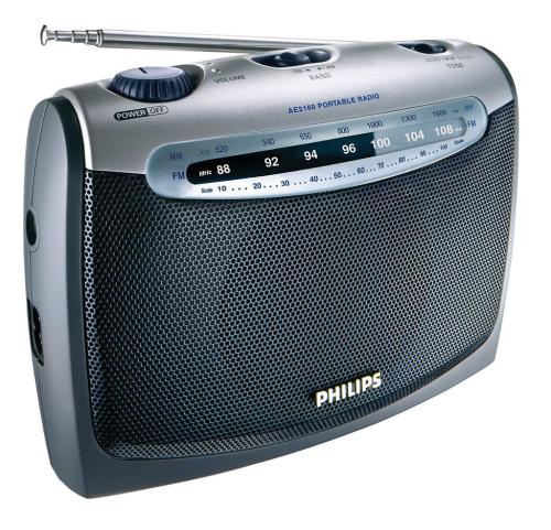 RADIO PORTATIL ANALOGICO FM/OM. RED/PILAS PHILIPS
