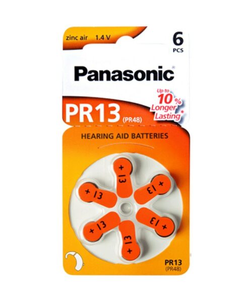 PILA AUDIFONO PR-013 1.4V PANASONIC B/6