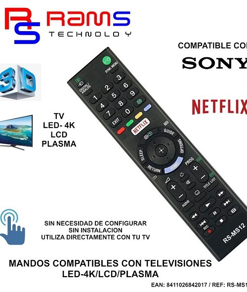 MANDO UNIVERSAL COMPATIBLE SONY - RAMS