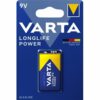PILA 9V 6LR61 LONGLIFE POWER VARTA BLISTER 1