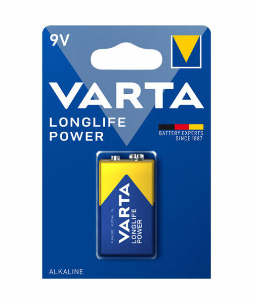 PILA 9V 6LR61 LONGLIFE POWER VARTA BLISTER 1