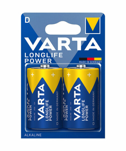 PILA LR-20 D LONG LIFE POWER VARTA B/2