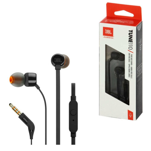 AURICULARES INTRAUDITIVOS JBL T110 NEGRO PURE BASS