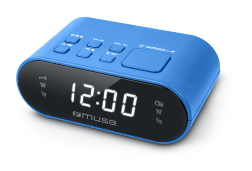 RADIO RELOJ DIGITAL MUSE M10 AZUL