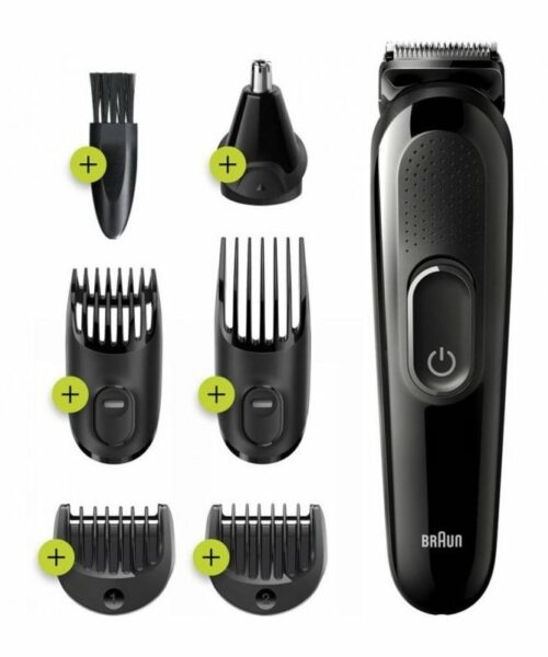 MULTIGROOM KIT BRAUN 6 EN 1 + 5 ACCES - NEGRO