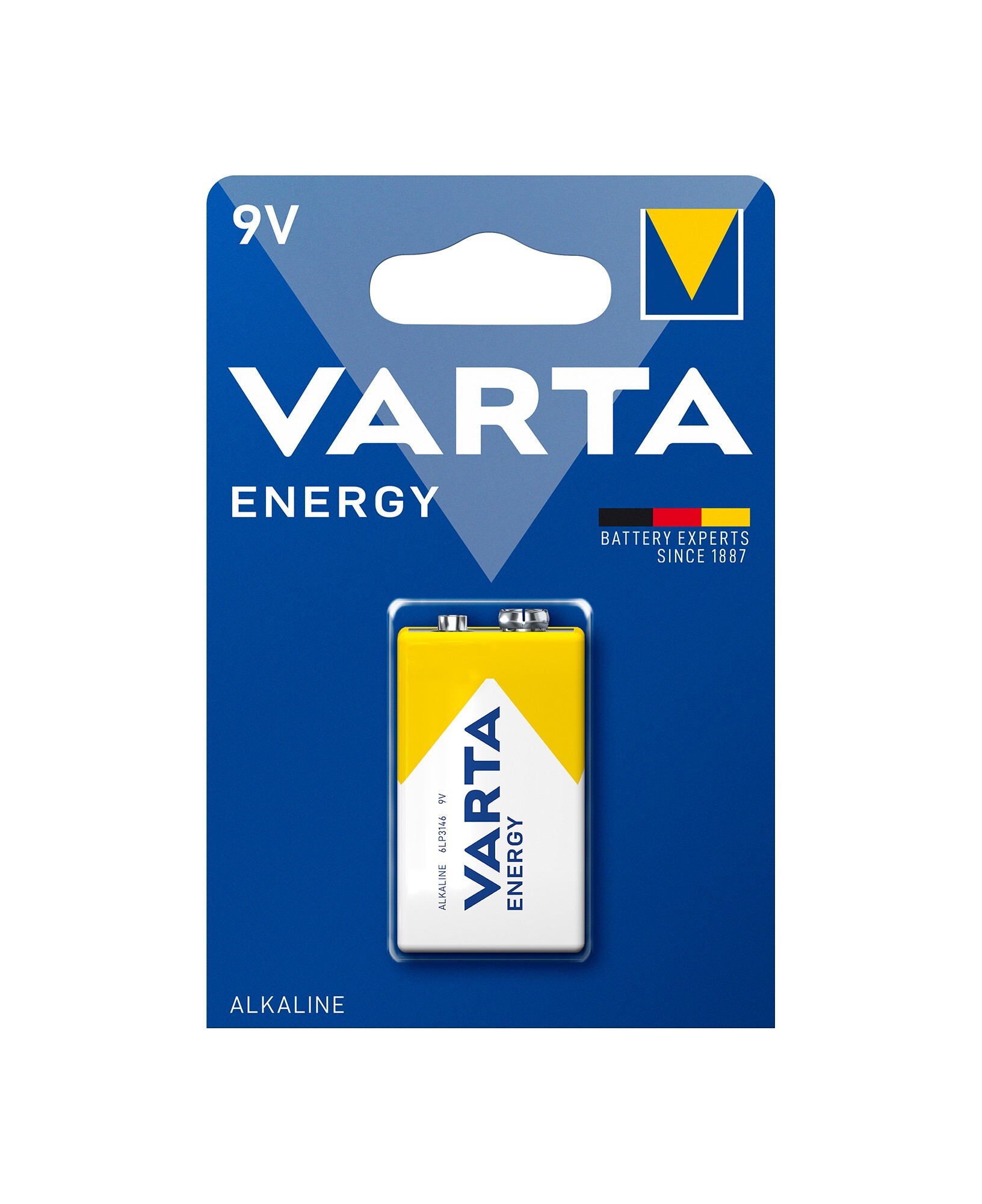 PILA 9V 6LR61 ENERGY VALUE VARTA BLISTER 1