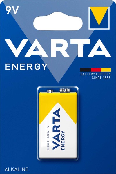 PILA 9V 6LR61 ENERGY VALUE VARTA BLISTER 1