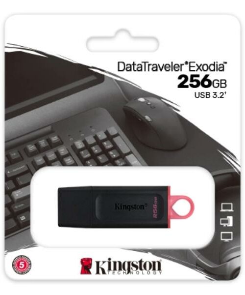 USB PENDRIVE 3.2 DATATRAVELER EXODIA 256GB KINGSTON