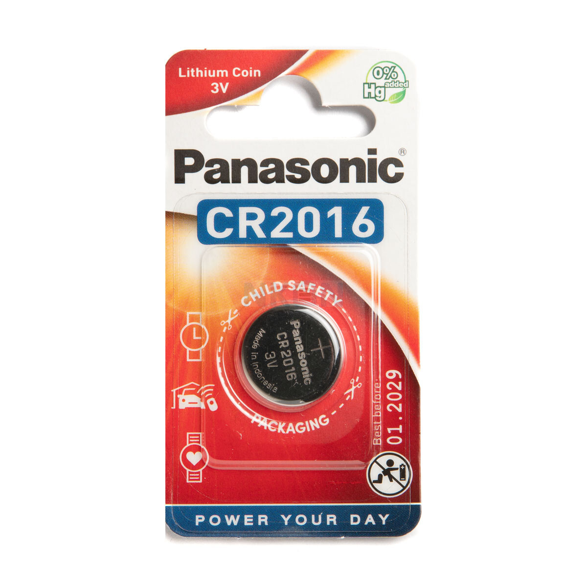 PILA CR-2016 LITIO 3V PANASONIC BLISTER 1