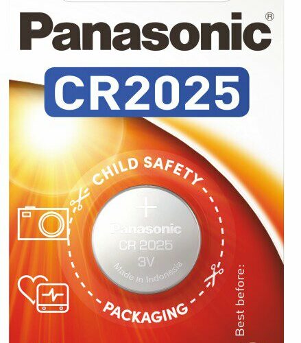PILA CR-2025 LITIO 3V PANASONIC BLISTER 1