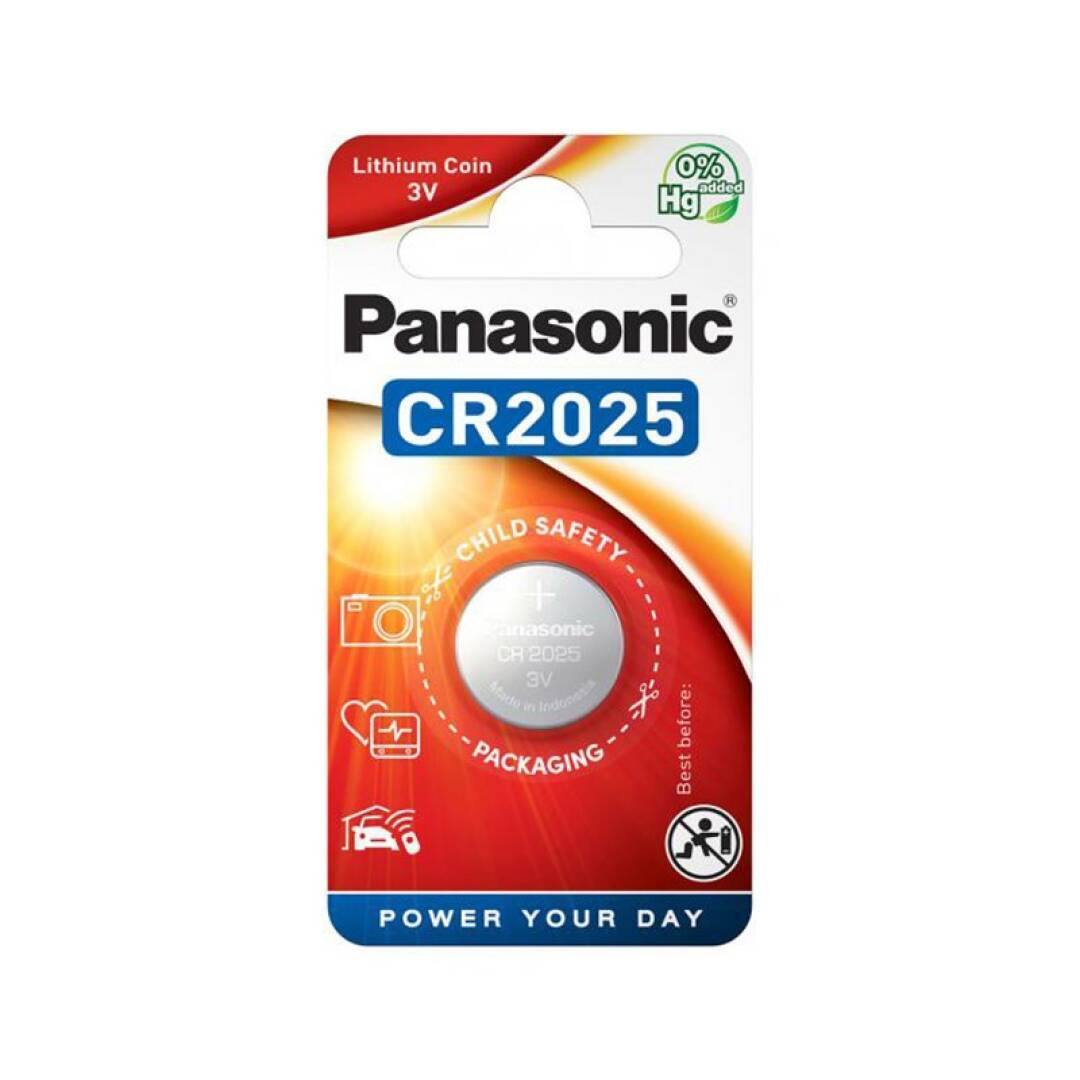 PILA CR-2025 LITIO 3V PANASONIC BLISTER 1
