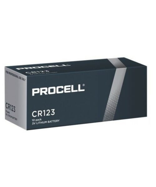 PILA CR123A INDUSTRIAL 3V PROCELL CAJA 10