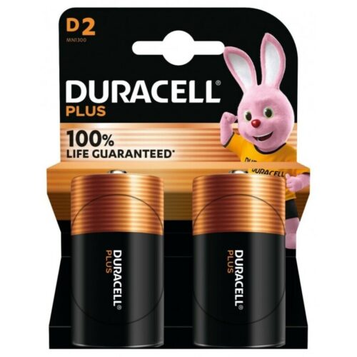 PILA LR-20 D DURACELL PLUS POWER B/2