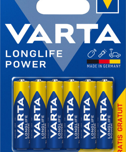 PILA LR-03 AAA 1.5V LONGLIFE POWER VARTA B/4