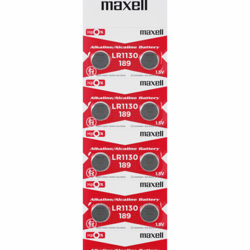 PILA LR-1130 LR54 AG10 ALCALINA BOTON MAXELL B/10