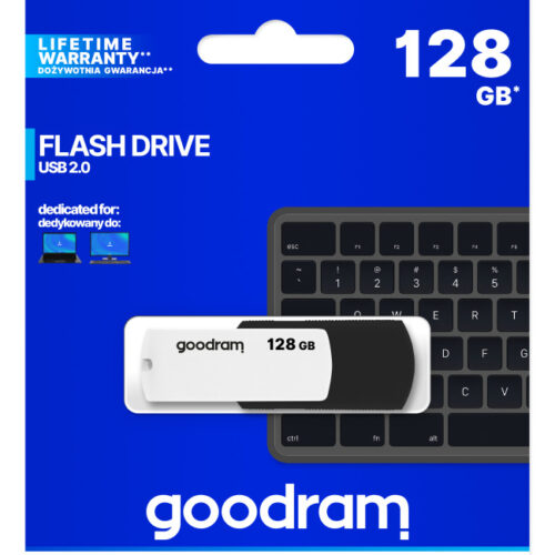 USB 2.0 GOODRAM 128GB UME2 BLANCO